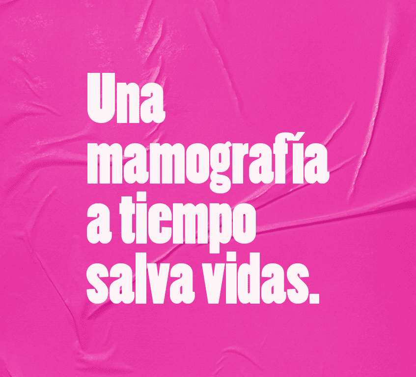 Movimiento Rosa: Una mamografía a tiempo salva vidas